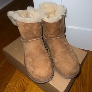 UGG Mini Bailey Bow Chestnut Boots